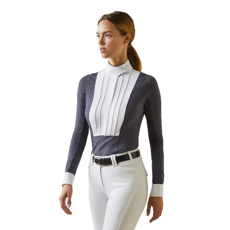 Luxe Show Shirt Spandex Blend Rayon Blend Denim Blend