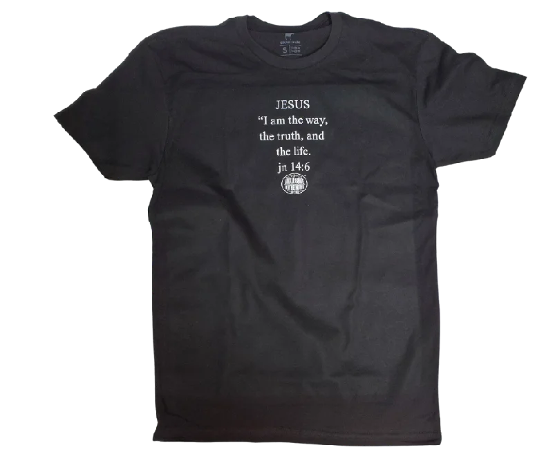 JESUS  I'm the Way T-Shirt Chenille Brocade Lace