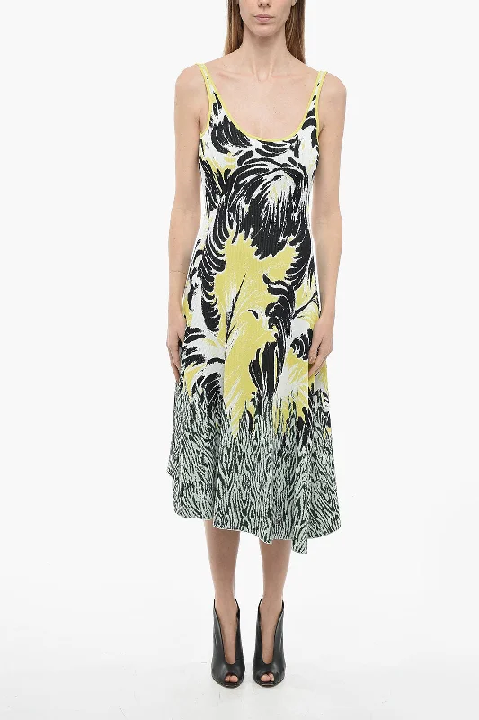 Bottega Veneta Embroidered Jacquard Dress with Open Back S Standard size