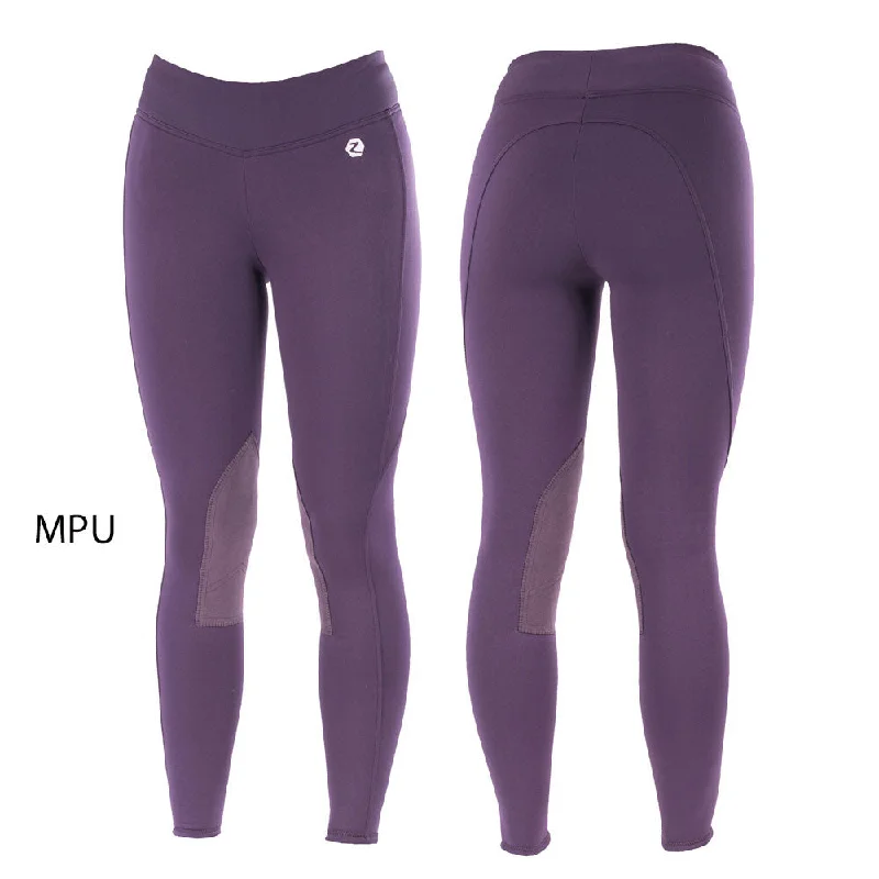 36243 Horze Active Women's Knee Patch Winter Tights Breech