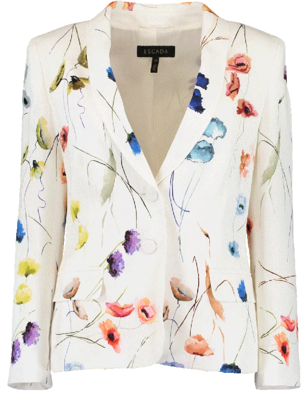 Brikenab Floral Blazer