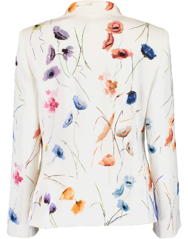 Brikenab Floral Blazer