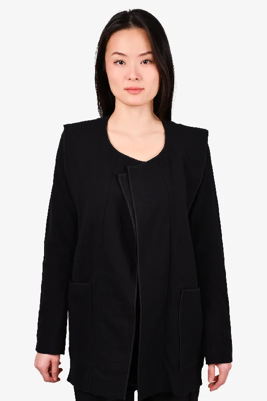 Isabel Marant Black Cotton Jacket Size 36