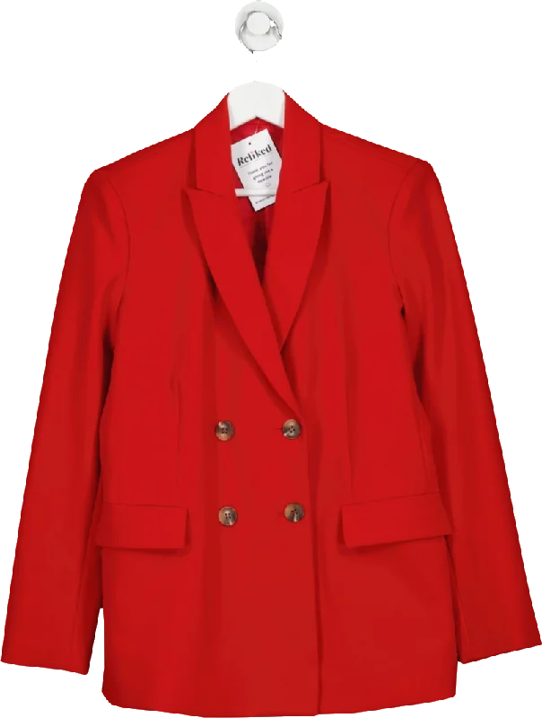 J McLaughlin Red Sumner Blazer UK S