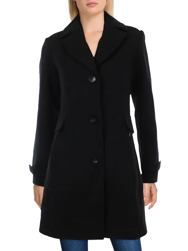 Womens Warm Midi Wool Coat