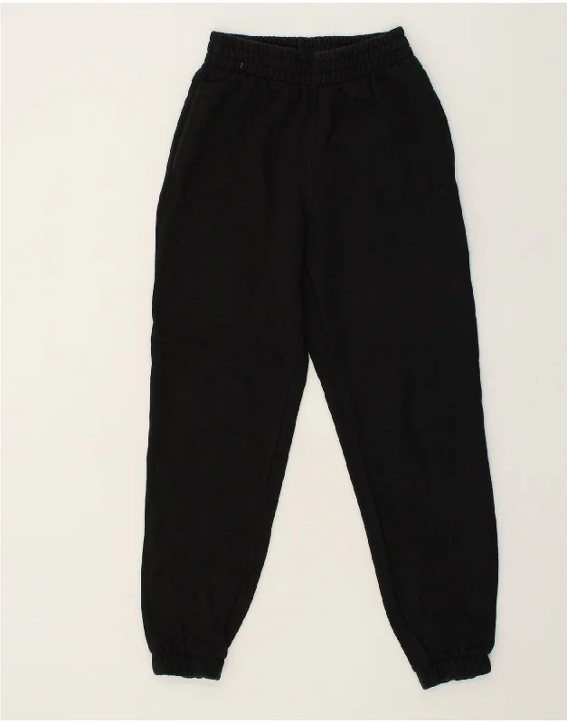 ADIDAS Womens Tracksuit Trousers Joggers UK 10 Small  Black