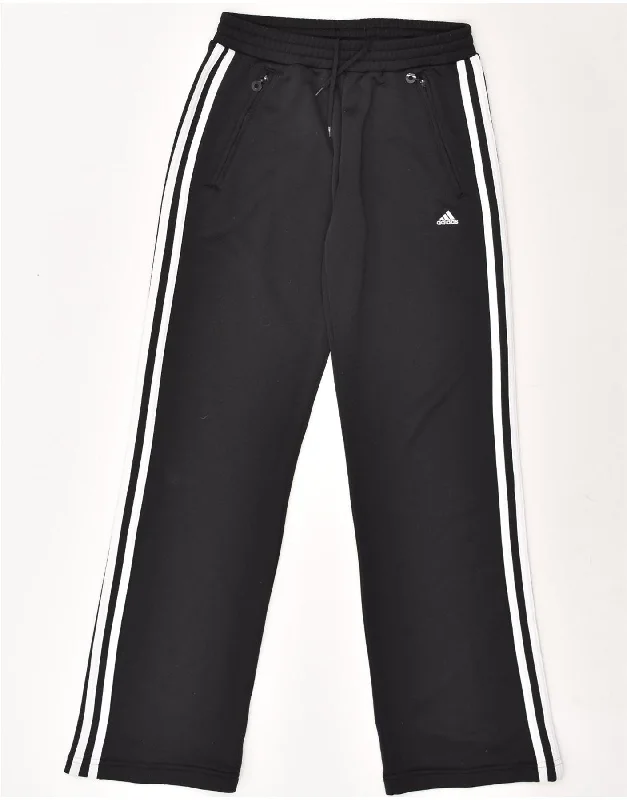 ADIDAS Womens Tracksuit Trousers UK 8 Small Black