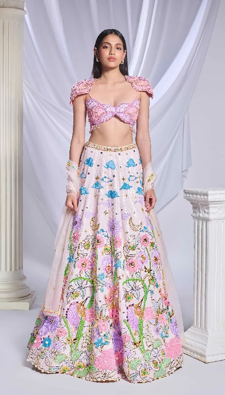 Whimsical wonderland lehenga set