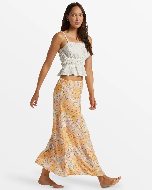 Billabong Midi Moment Skirt-Peach Whip