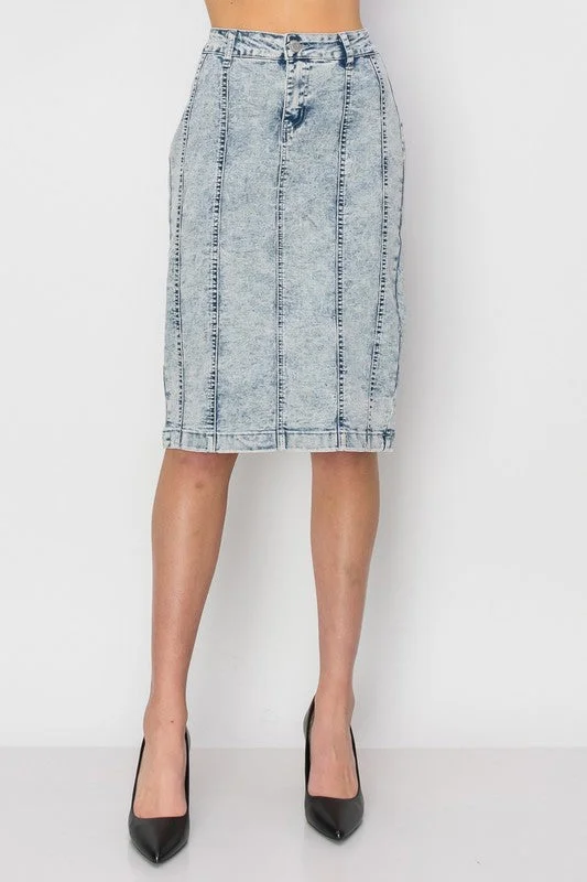 Claire Stone Denim Skirt