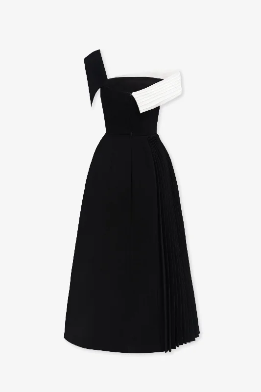 Hattie Off-shoulder Midi Dress