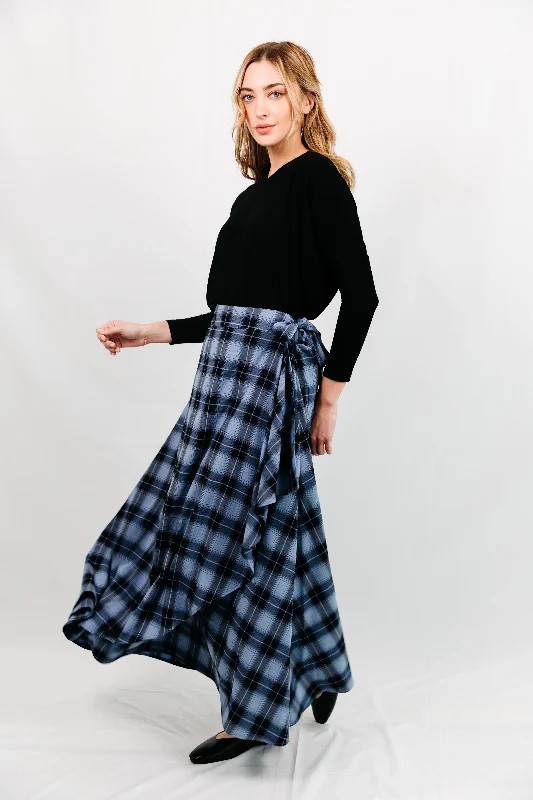 Rumi Plaid Maxi Skirt