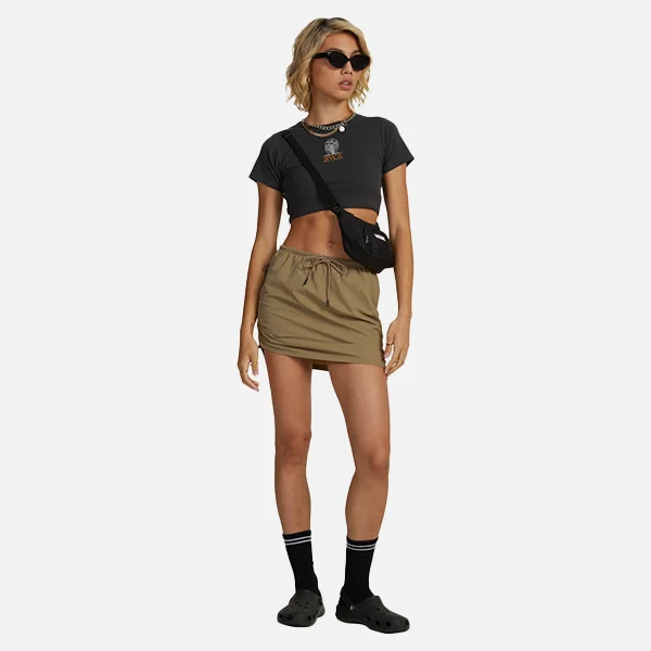 RVCA Cargo Mini Skirt - Timber