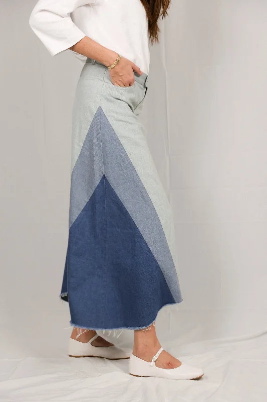 Sia Maxi Denim Skirt