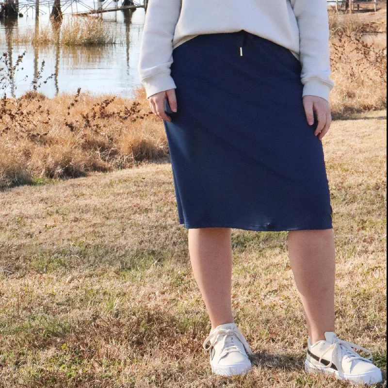 Stella Navy Athletic Skirt