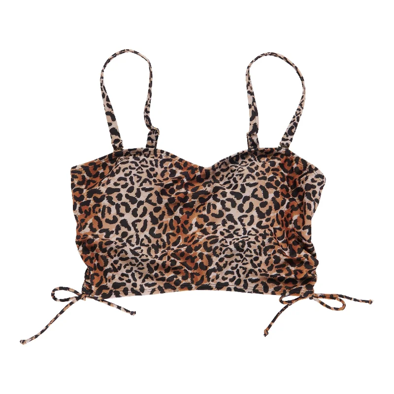 ACX Active Women's Animal Print Bandeau Bikini Top