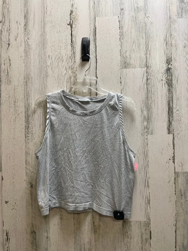 Athletic Tank Top By Lululemon In Grey, Size: 4