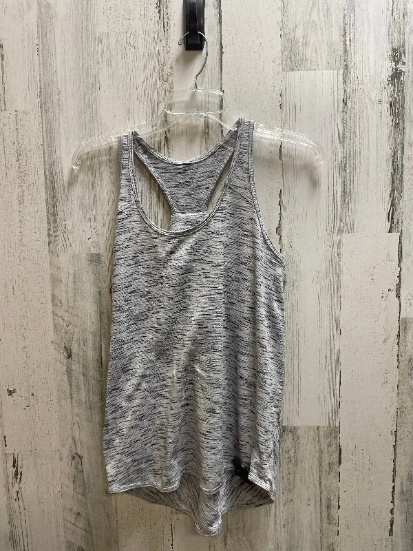 Athletic Tank Top By Lululemon In Grey, Size: 8