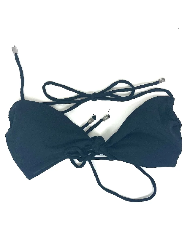 Black Tied Swim Top - Small