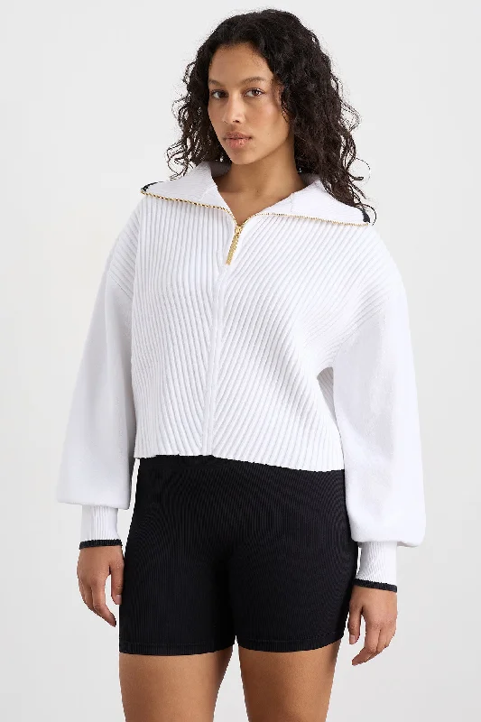 Cropped Ottoman Knit 414