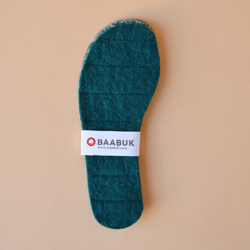 Natural Insoles - 100% Felted Wool (Adults 35-44)