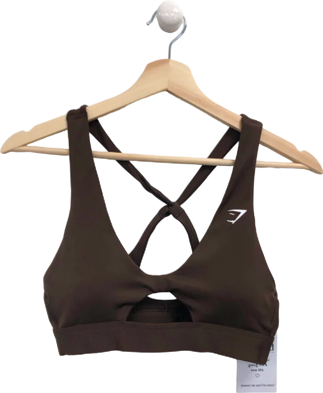 Gymshark Brown Sports Bra S