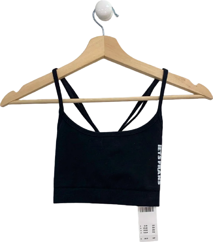 Iets Frans Black Sports Bra S