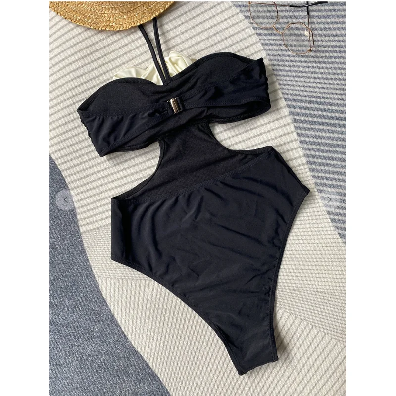 Large Rose One Piece Swimsuit