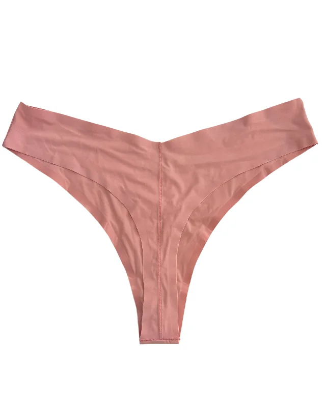 Light Pink Thong Bikini Bottom - Extra Large, 2X, 3X, 4X