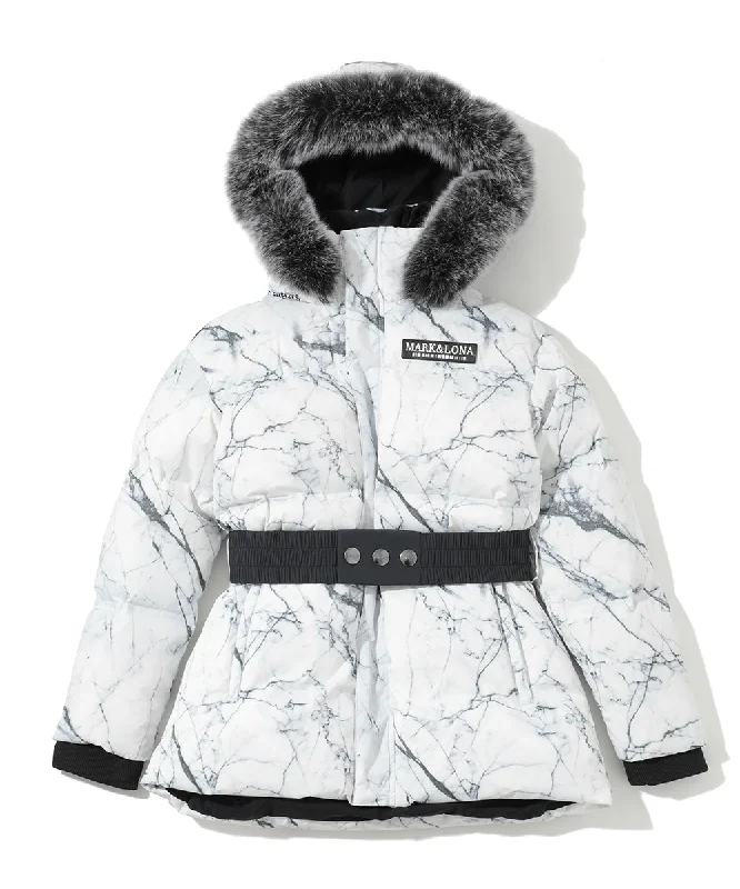 Women's CD9-MDFJ down jacket WHITE