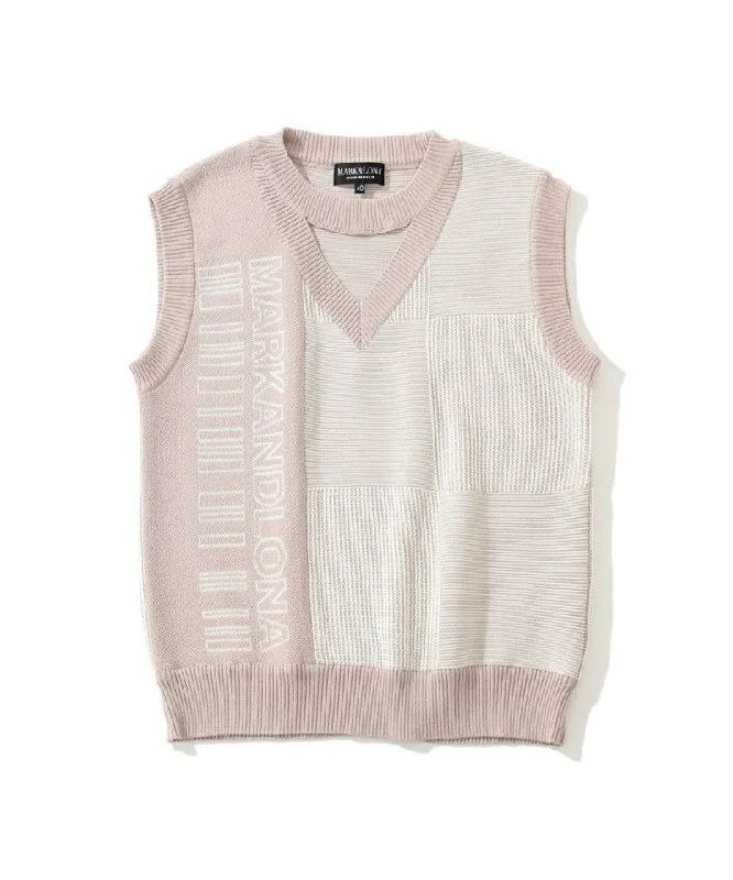 Women's CD9-BPVK knit vest PINK BEIGE