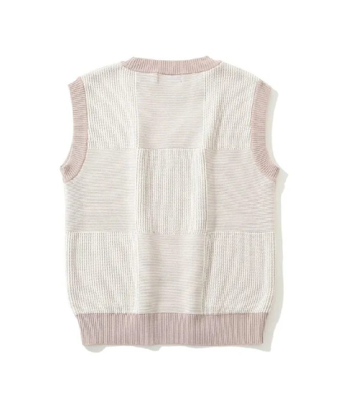 Women's CD9-BPVK knit vest PINK BEIGE