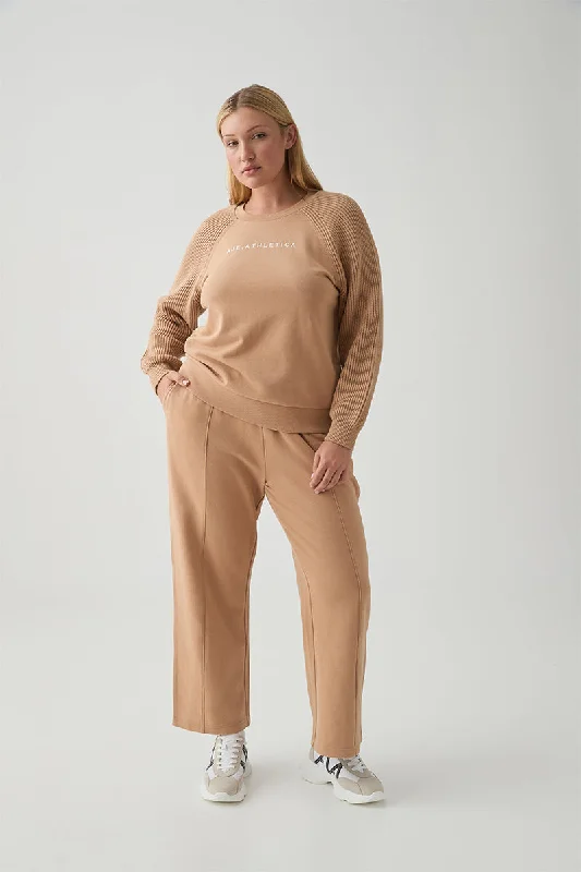 Pintuck Wide Leg Trackpant 511