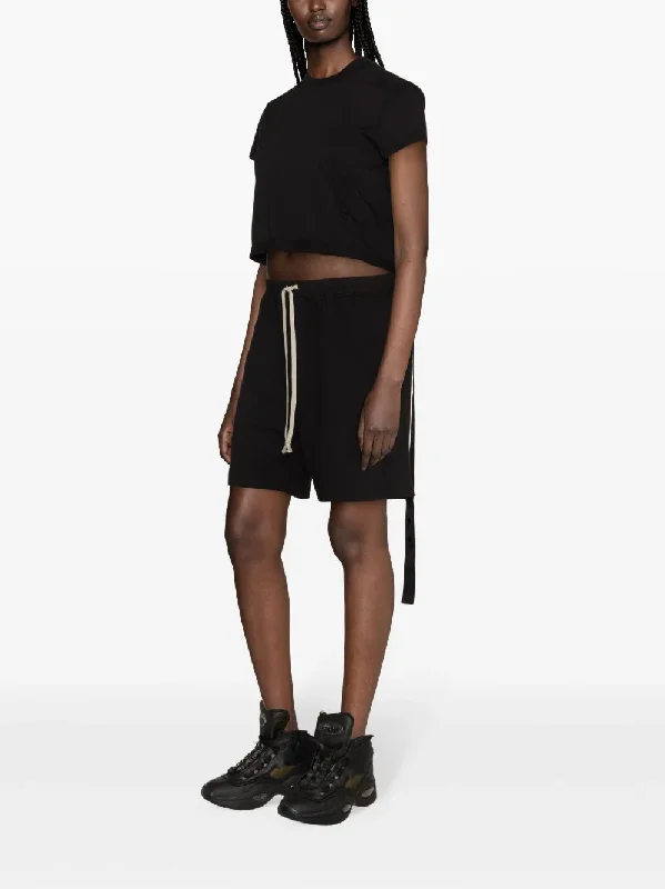 RICK OWENS DRKSHDW Women Cropped Small Level T-Shirt