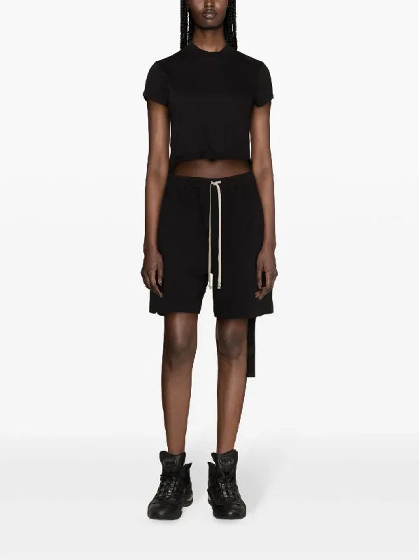 RICK OWENS DRKSHDW Women Cropped Small Level T-Shirt