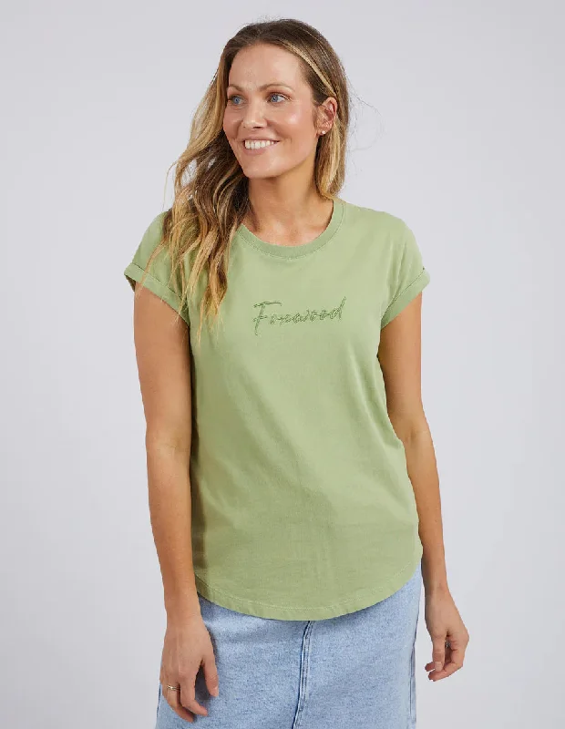 FOXWOOD SIGNTAURE TEE MOSS GREEN