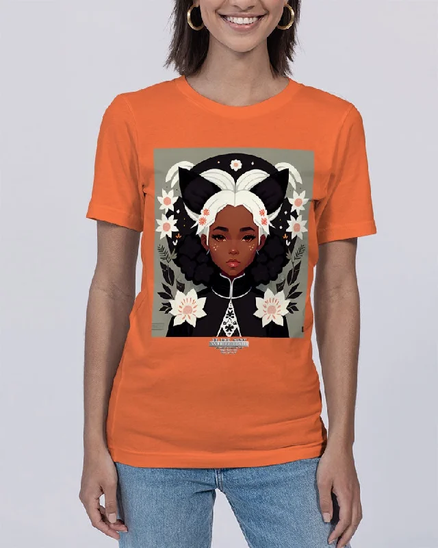 Nubian girl silver fox Unisex Jersey Tee | Bella + Canvas