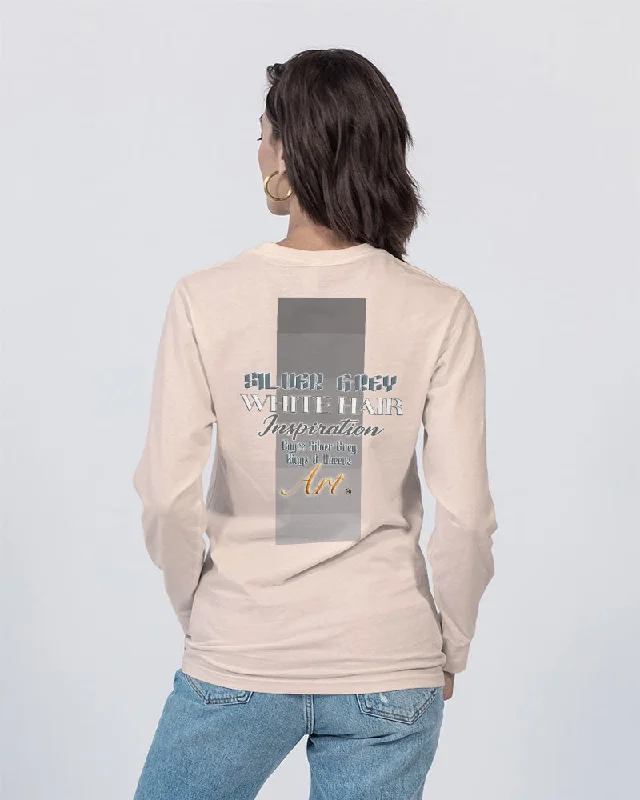 Nubian girl silver fox Unisex Long Sleeve Tee | Lane Seven