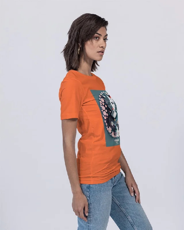 Silverfox flower Unisex Jersey Tee | Bella + Canvas