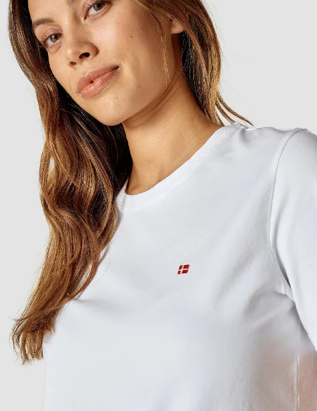 Supima DK Flag T-shirt White