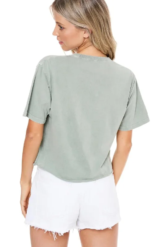 Zutter Cool it Cowboy Crop Tee