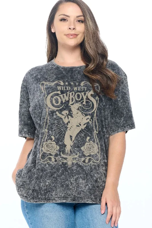 Zutter Wild West Cowboys Curvy Tee