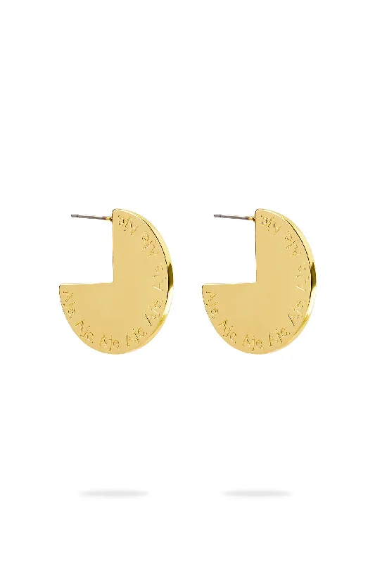 Alethia Logo Earring