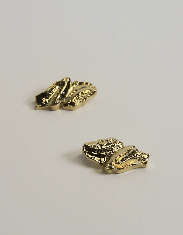 ARIES TEXTURED STUD EARRINGS