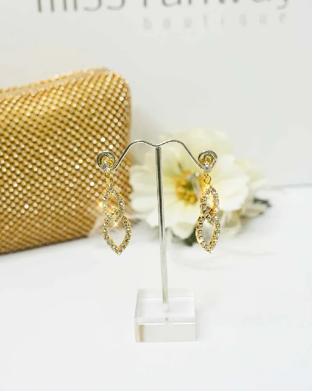 Aurora Diamond Earrings - Gold