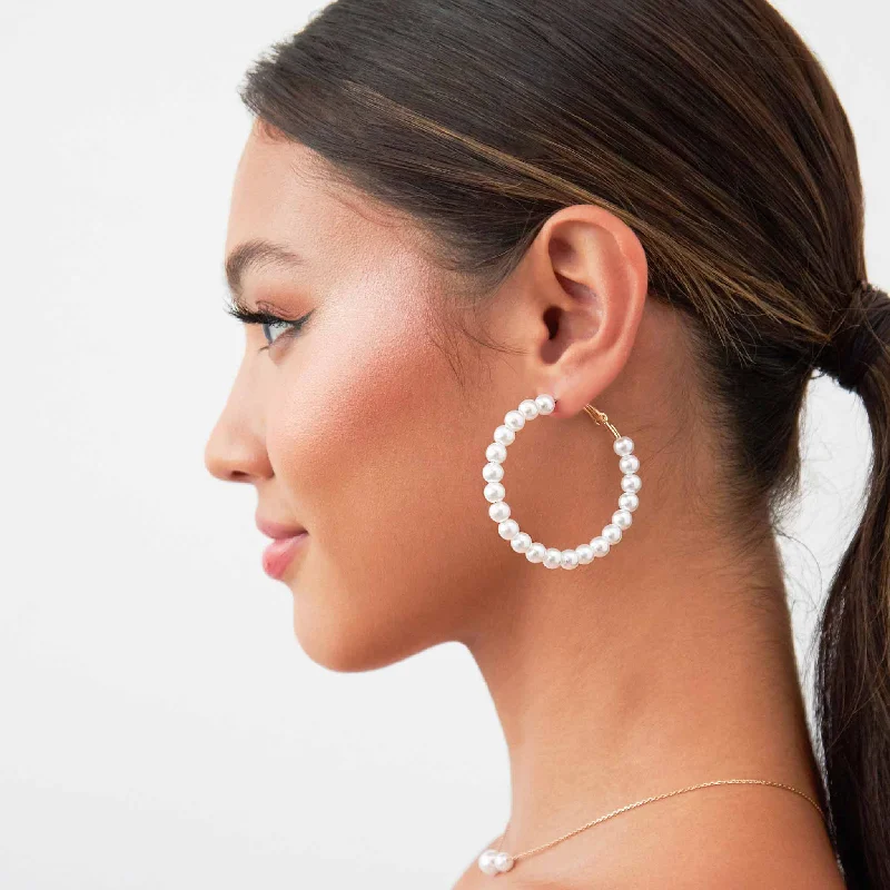 Bond Pearl Hoops