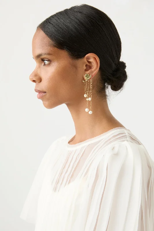 Estella Pearl Drop Earrings