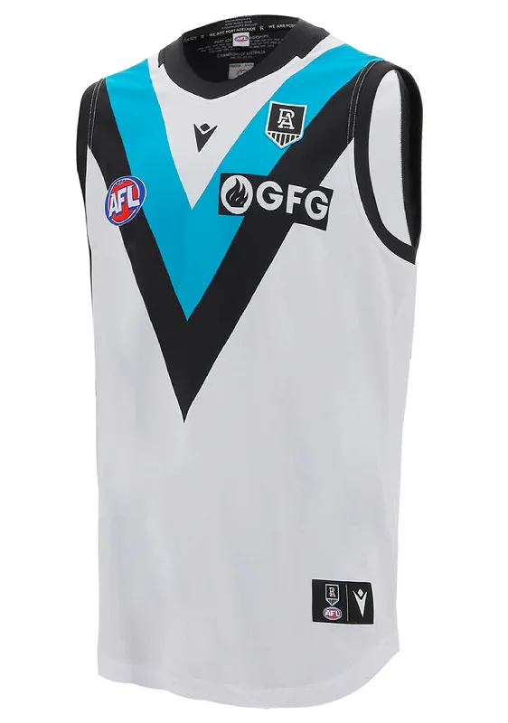 Macron Port Adelaide Mens 2021 Away Guernsey <br> 58127957