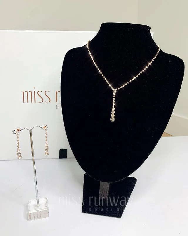 Marilyn Jewellery Set - Rose Gold