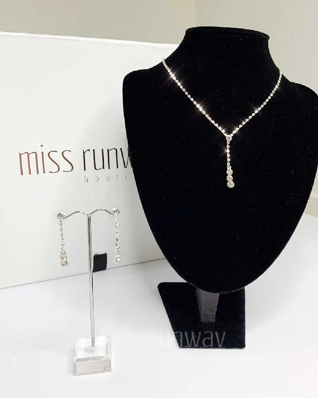 Marilyn Jewellery Set - Silver